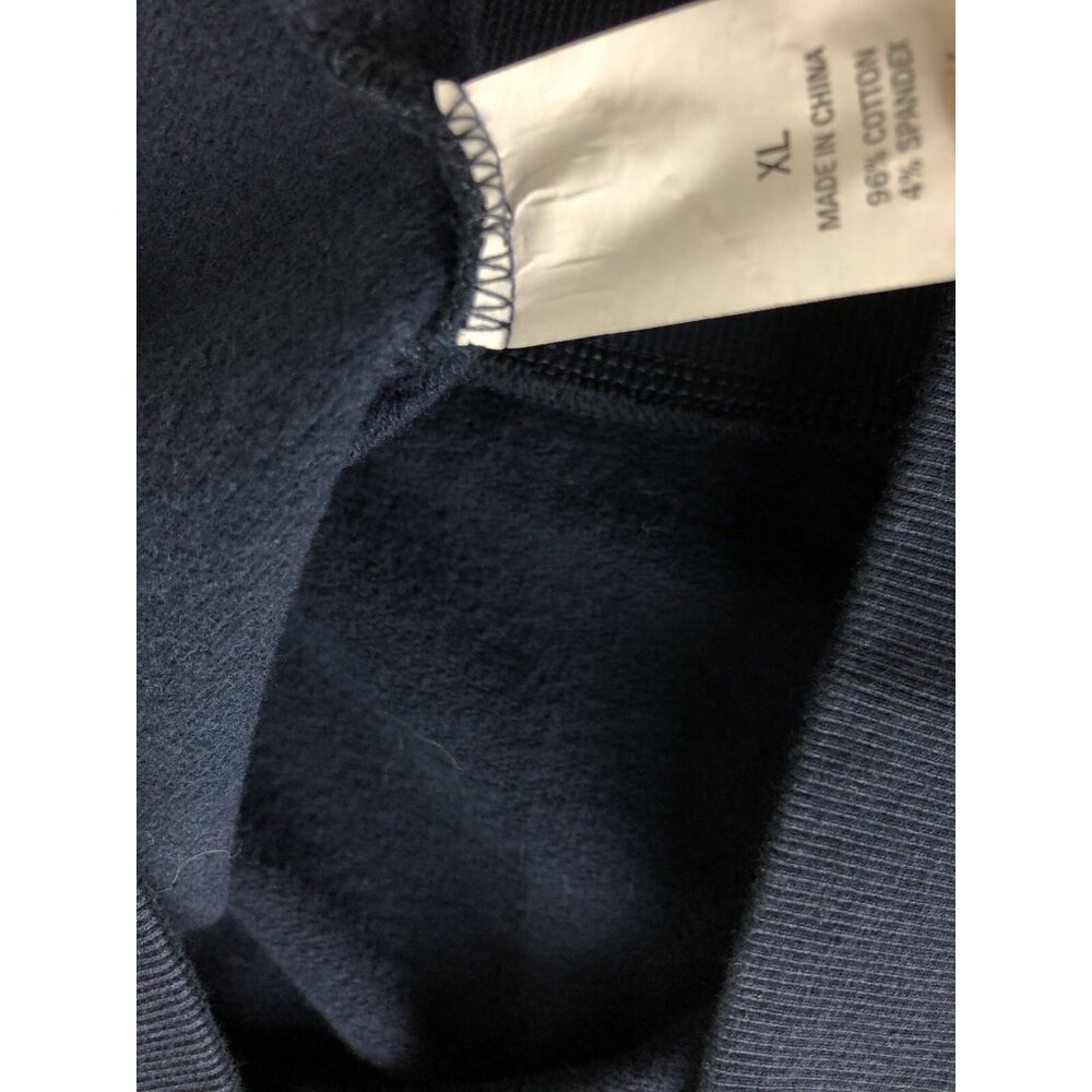 Edgar And Ash Sweatshirt Pullover Mens XL Color Block 1/4 Zip Cotton Stretch - Picture 9 of 9